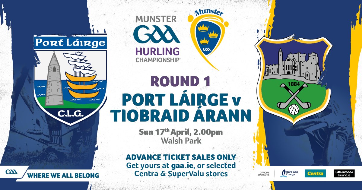 #COMPETITION TIME 

We're giving away TWO  PAIRS of tickets for Waterford V Tipperary on Sunday!! 

For a chance to #win, simply;

1) FOLLOW US
2) RT this post
3) COMMENT who you think will win Sunday!

Winner Announced Wednesday....
Best of luck!
<a href="/WaterfordGAA/">Waterford GAA</a> <a href="/TipperaryGAA/">Tipperary GAA</a>