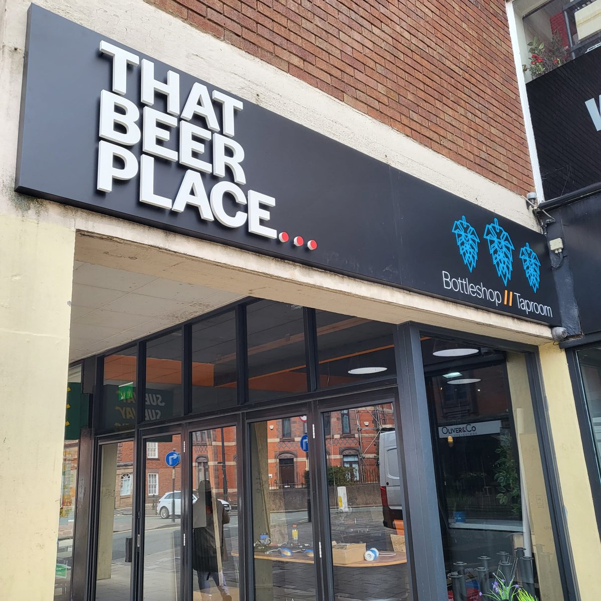 Hello new signage! 😎
Front and side elevation