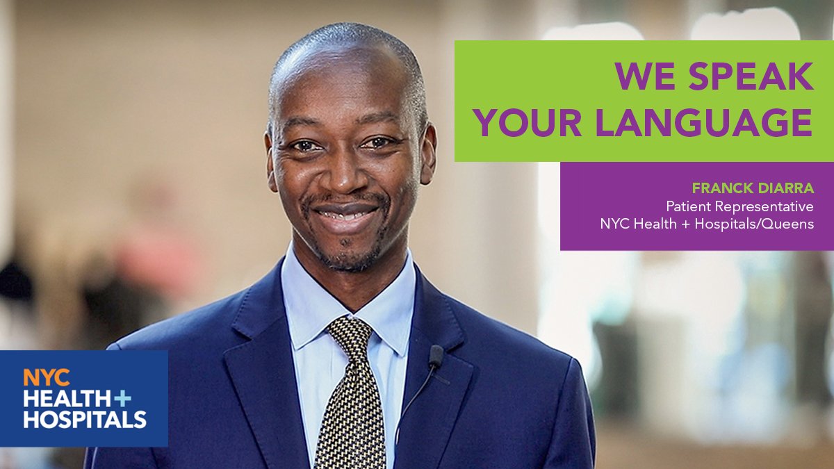 This week is #ImmigrantHeritageWeek! Drawing on his own #immigrant experience from West Africa, Franck Diarra of <a href="/NYCHealthSystem/">NYC Health + Hospitals</a> Queens helps immigrant patients access quality health care: ow.ly/ozSX103yec1
#IHW2022
