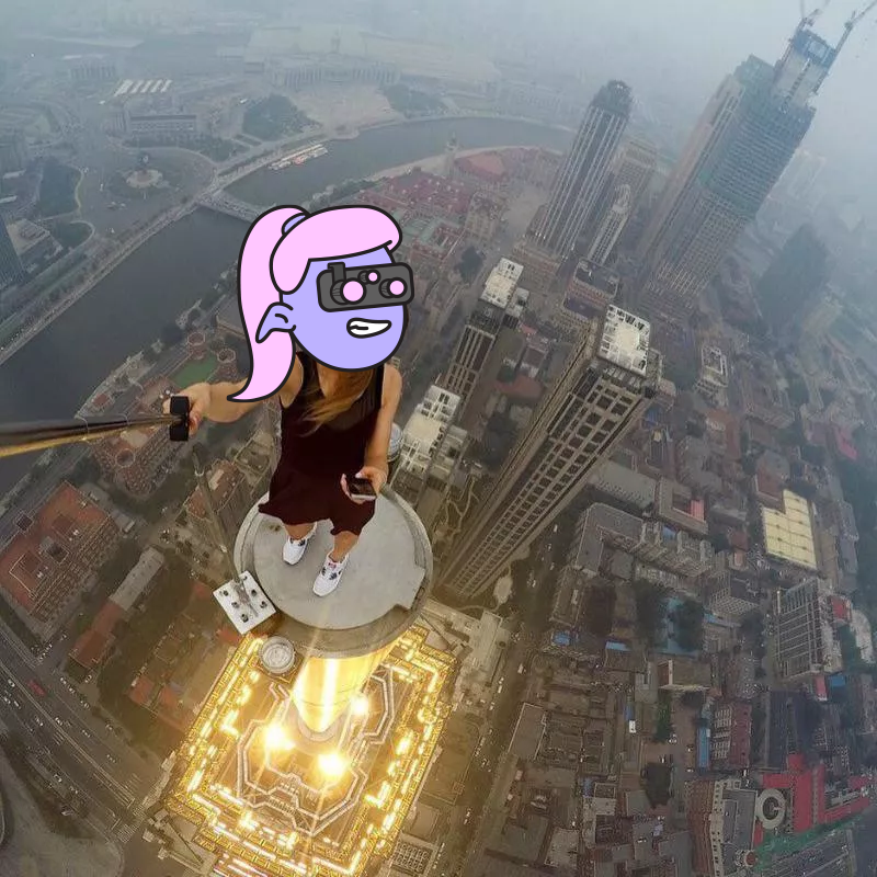Don't try this at home #NFT Selfie 🤪🤳