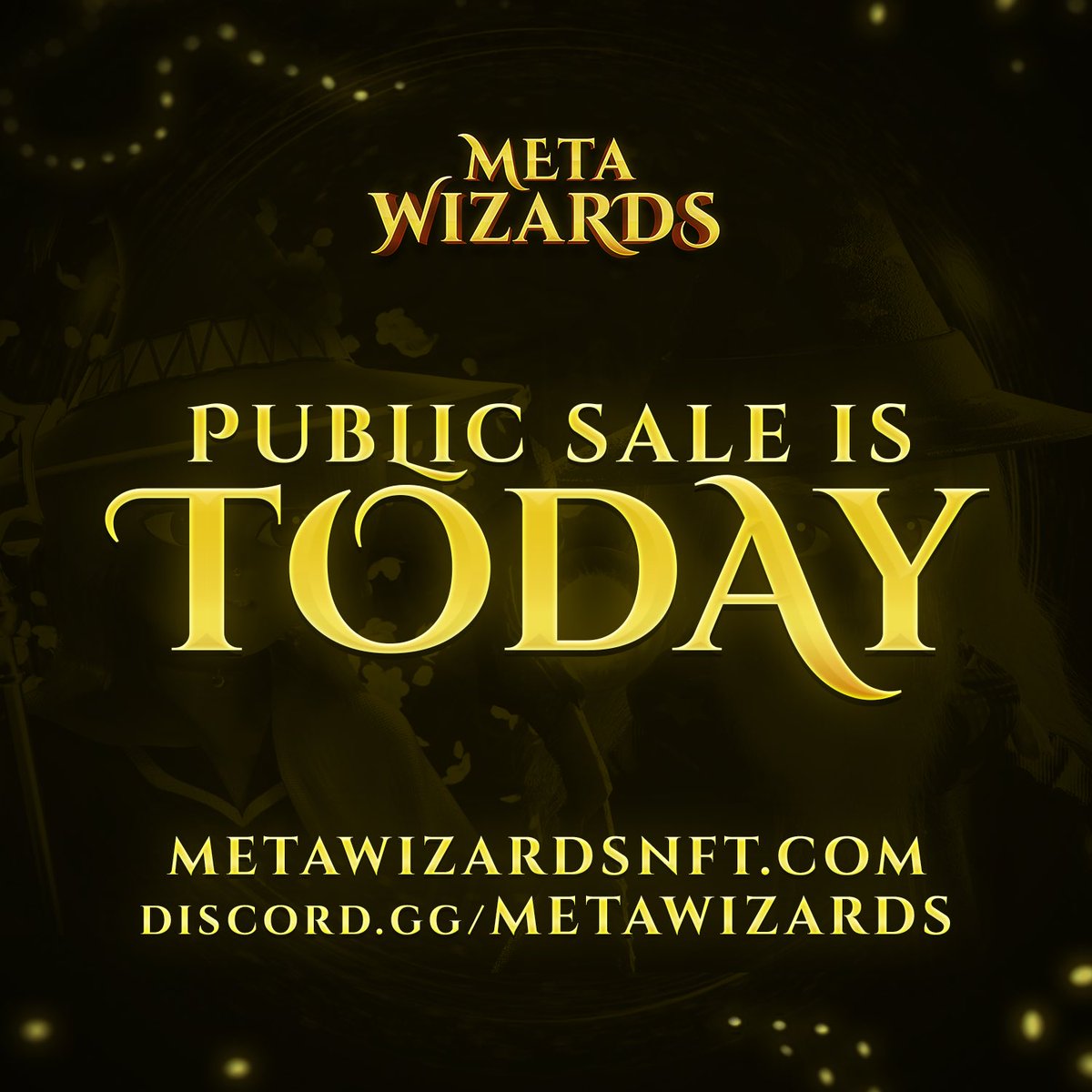 Public Sale Today 🧙‍♂️

3x NFT Giveaway ✨

Follow <a href="/metawizardsnft/">Meta Wizards</a>
RT, Like, Tag 3 friends 

metawizardsnft.com/mint

#nfts #nftgiveaway #nft