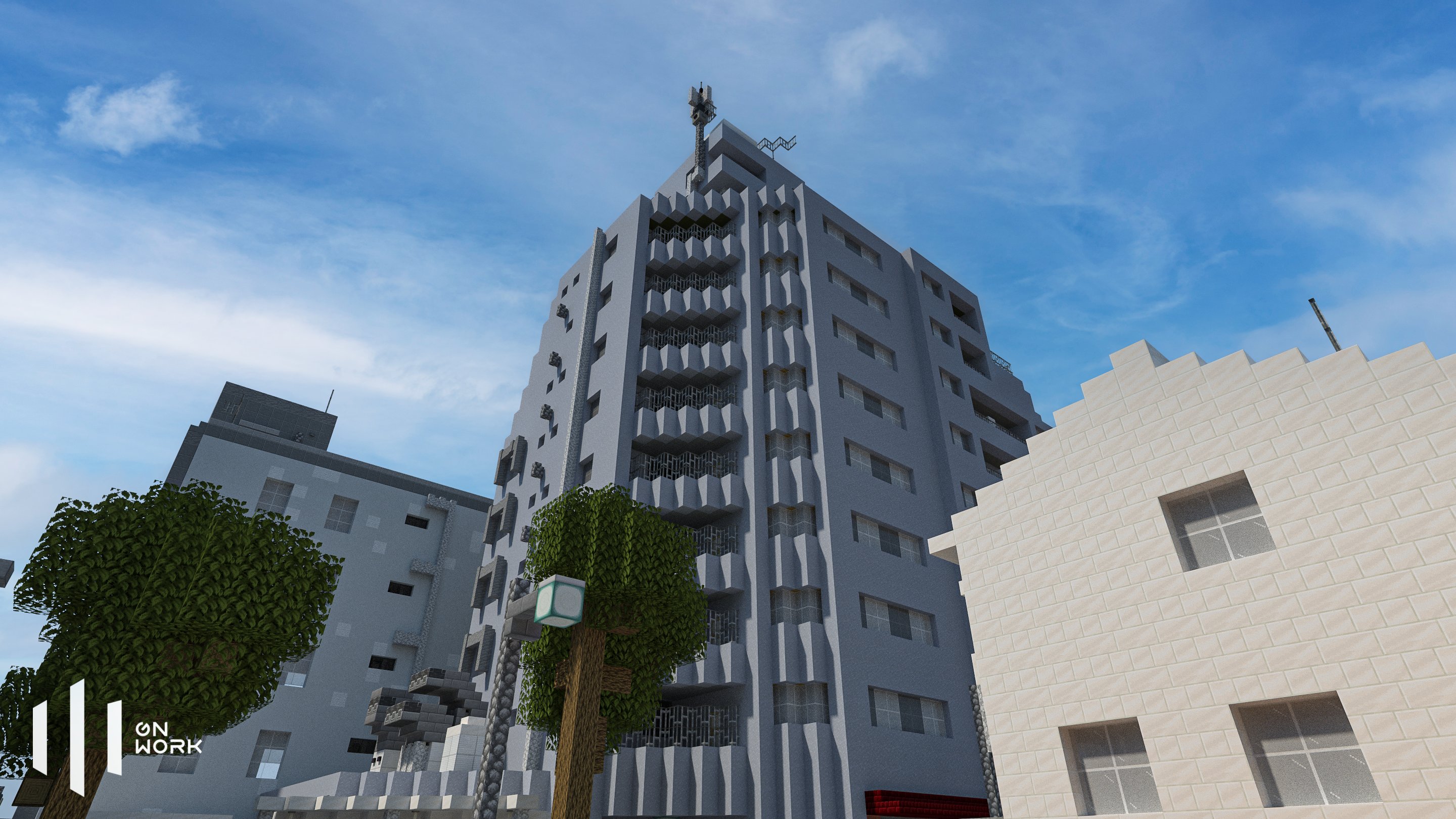 ラク Raku 現実の亀有中川マンション Minecraft Minecraft建築コミュ Gnwork T Co Riwwz4gdml Twitter