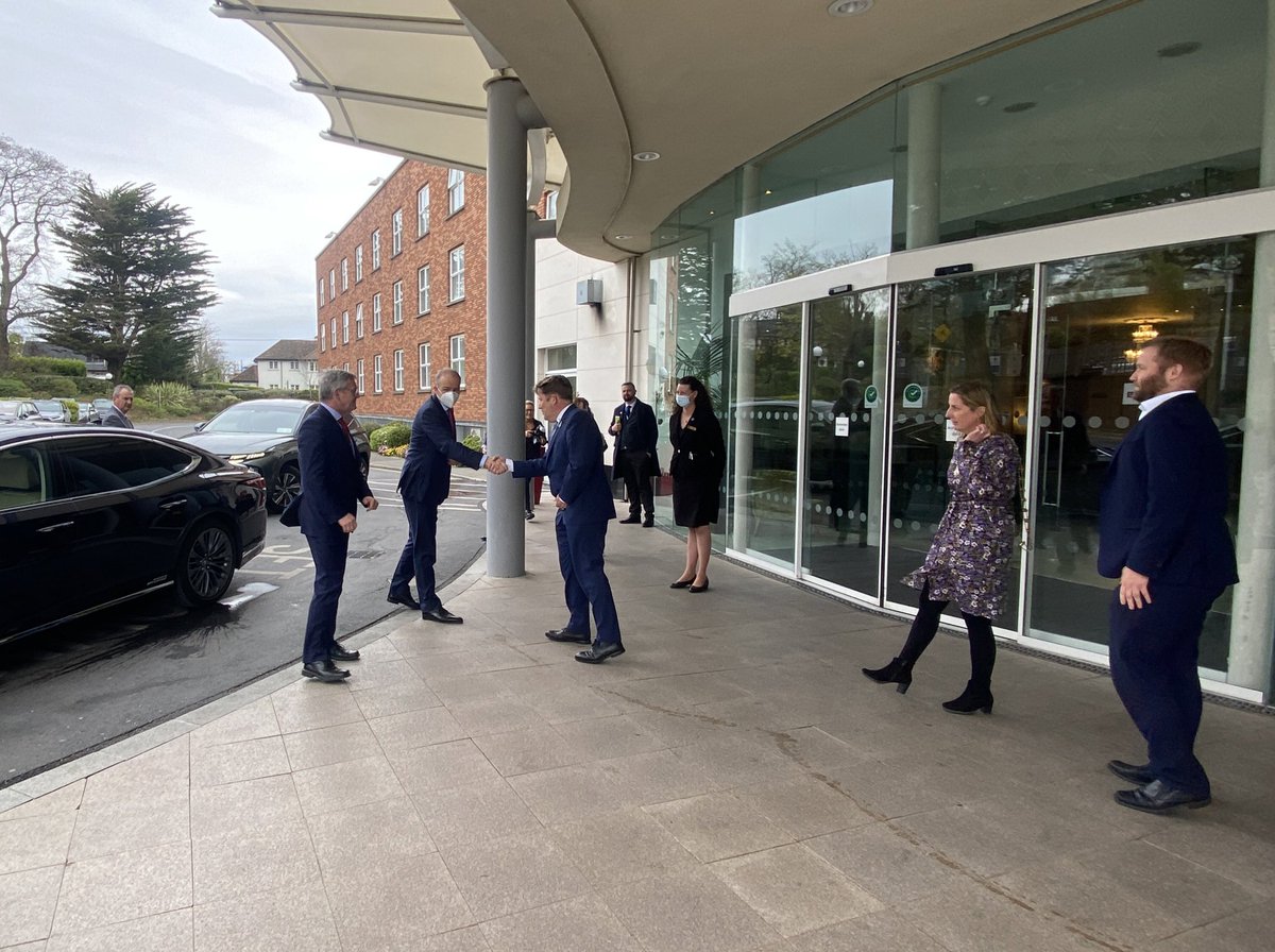DarraghOBrienTD's tweet photo. Delighted to have Taoiseach @MichealMartinTD in #Malahide today for the launch of the @northdublinrdtf Planet Youth report ‘Improving health outcomes by understanding the lived experience of young people’ https://t.co/OBfVLG0uiH