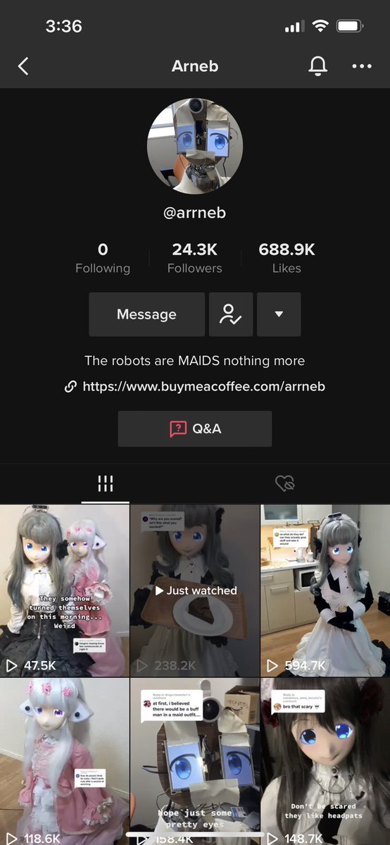 A Say メイドロボットましろパパ 恐ろしいことに この方は支援サイトでお金を受け取ろうとしていました 今は消したみたいですが いつ復活するのかわかりません 私も正式なtiktokアカウントを作りました 誰か T Co Jpwnzev7ou に行って