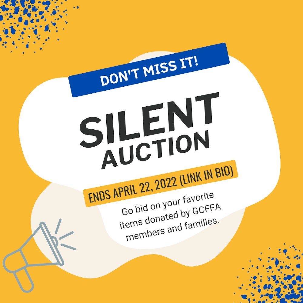 Don’t forget! The silent auction is still going on! Link in our bio! #gcffareporter #gcffa #ghs #chhs