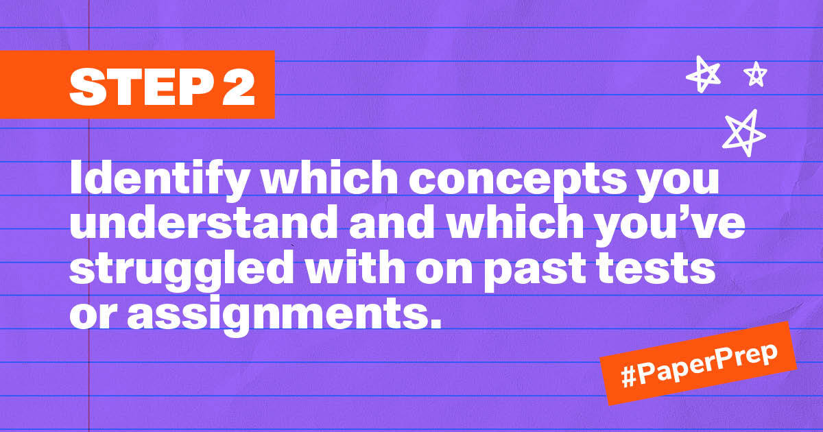 paperlearning's tweet photo. Exam season is quickly approaching! Weβll be posting test-acing tips all month, so tap π to easily share with your student followers!
β Tip 1: Create a study plan to help you prioritize topics π Catch the details below on prepping with Paper!
#PaperPrep #StudyTips https://t.co/6P2D4m31jy