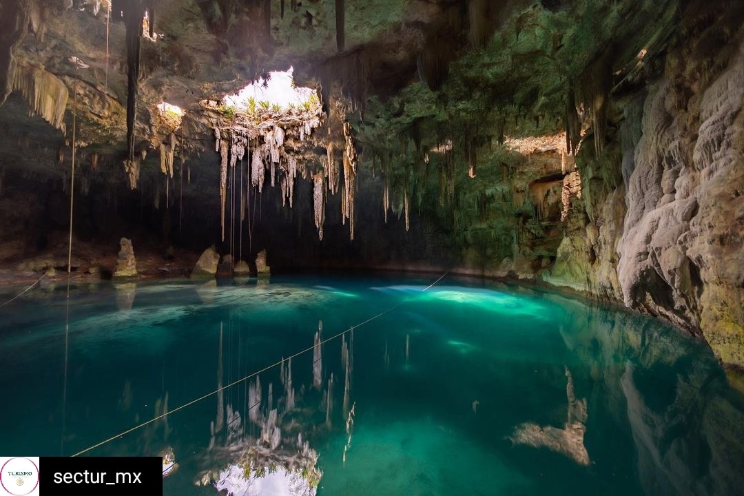 Cenotes, eran considerados sagrados por los Mayas
Cuando los visites, pide permiso a sus guardianes y respeta el lugar
<a href="/robpalazuelos/">Roberto Palazuelos</a> <a href="/SECTUR_mx/">SECTUR México</a>
