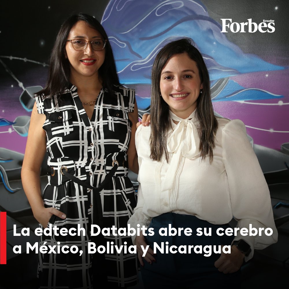 forbesecuador's tweet image. Con 50 instructores y ocho colaboradores, la edtech ecuatoriana Databits se abre espacio como una #edtech de calidad en México, Bolivia y Nicaragua. 

Así lo están haciendo: bit.ly/3O1PSUJ
