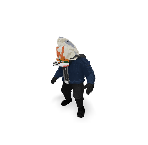 sharkzilla_eth's tweet photo. Just got my first Voxel NFT! @SharkOutlawS Love this beefcake #SOSNFT #SOSVX https://t.co/ghpEYFblqt
