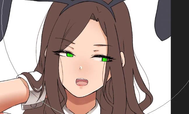 たくみんWIP
目の彩度が異様に高いのは、塗り分けしたときの弊害です 