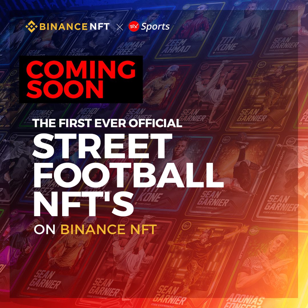 EX-Sports | $EXS 🪙 (@exsportstoken) on Twitter photo Breaking 🚨 - EX Sports to launch the world’s first Street Football NFTs on <a href="/TheBinanceNFT/">Binance NFT</a> , dropping on the 3rd of May! Breaking 🚨 - EX Sports to launch the world’s first Street Football NFTs on <a href="/TheBinanceNFT/">Binance NFT</a> , dropping on the 3rd of May!