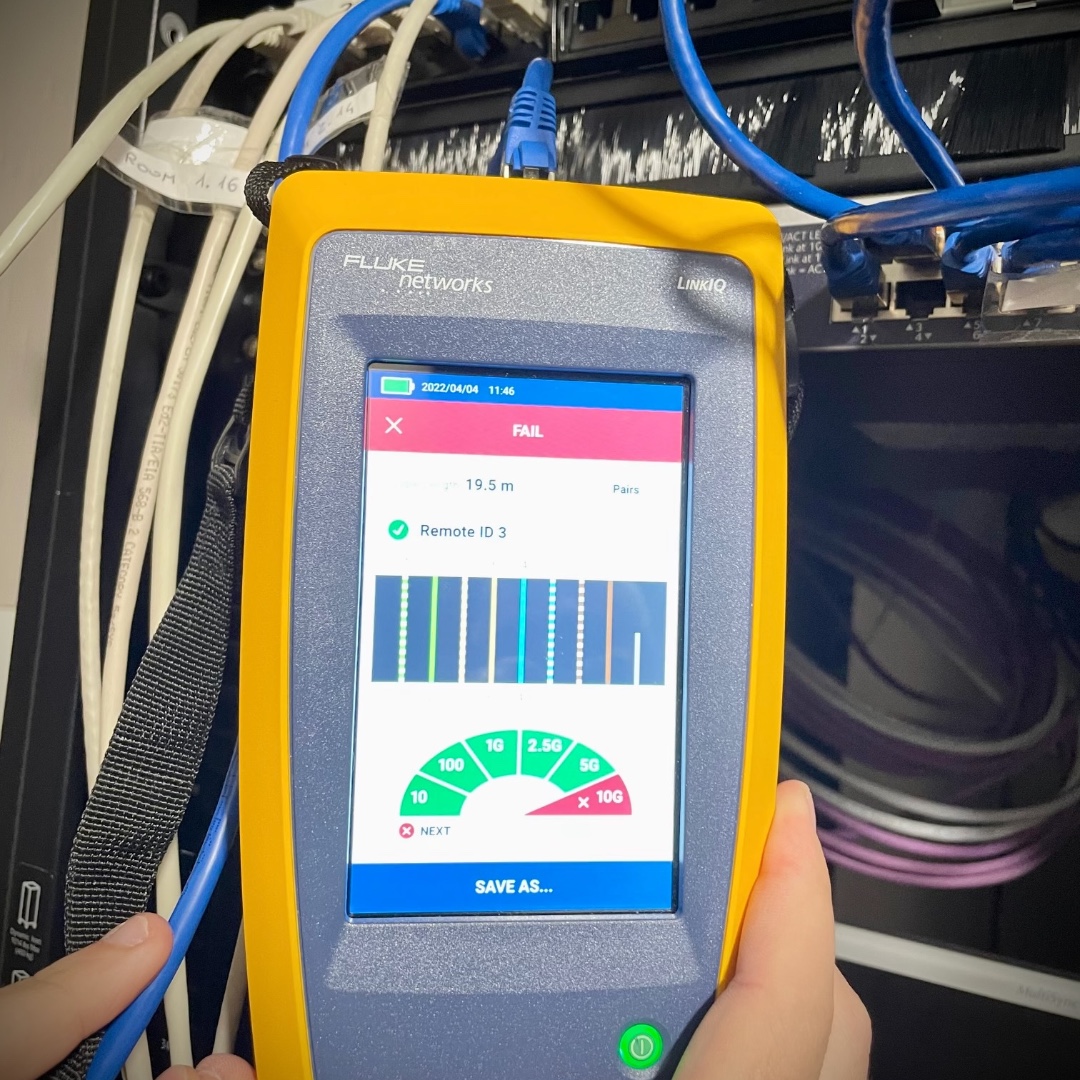 DIDTECHNOLOGY's tweet image. Audit complet du coeur de réseau et intervention de nos équipes pour une remise en états des liaisons.
Merci aux équipes de COLICOBA pour leur confiance ! DID est fière de vous accompagner dans l&apos;optimisation de vos infrastructures techniques.
#flukenetwork #audit #cablagereseaux