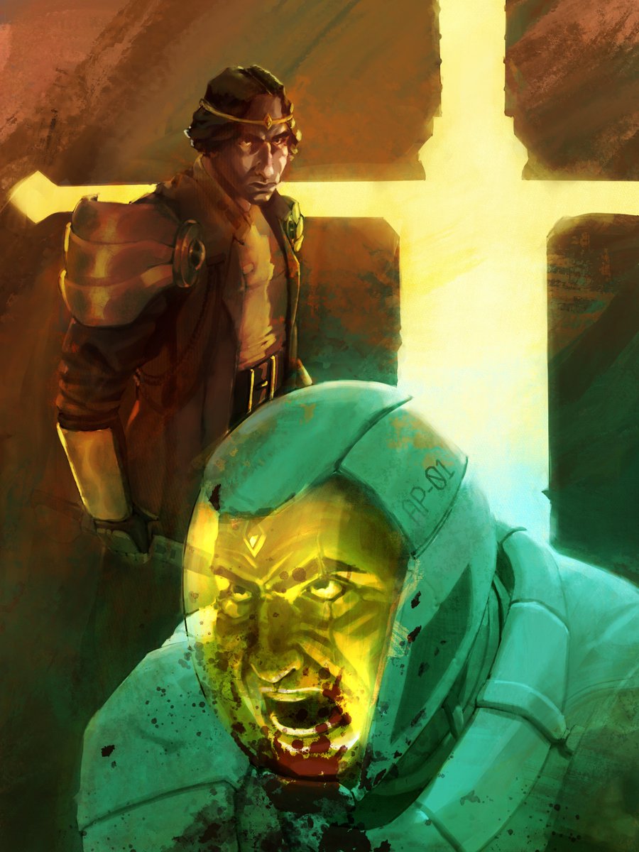 davetestamedia's tweet image. Some cool sci-fi stuff I did recently.
#scifiart #sciencefiction #fiction #swords #kingarthur