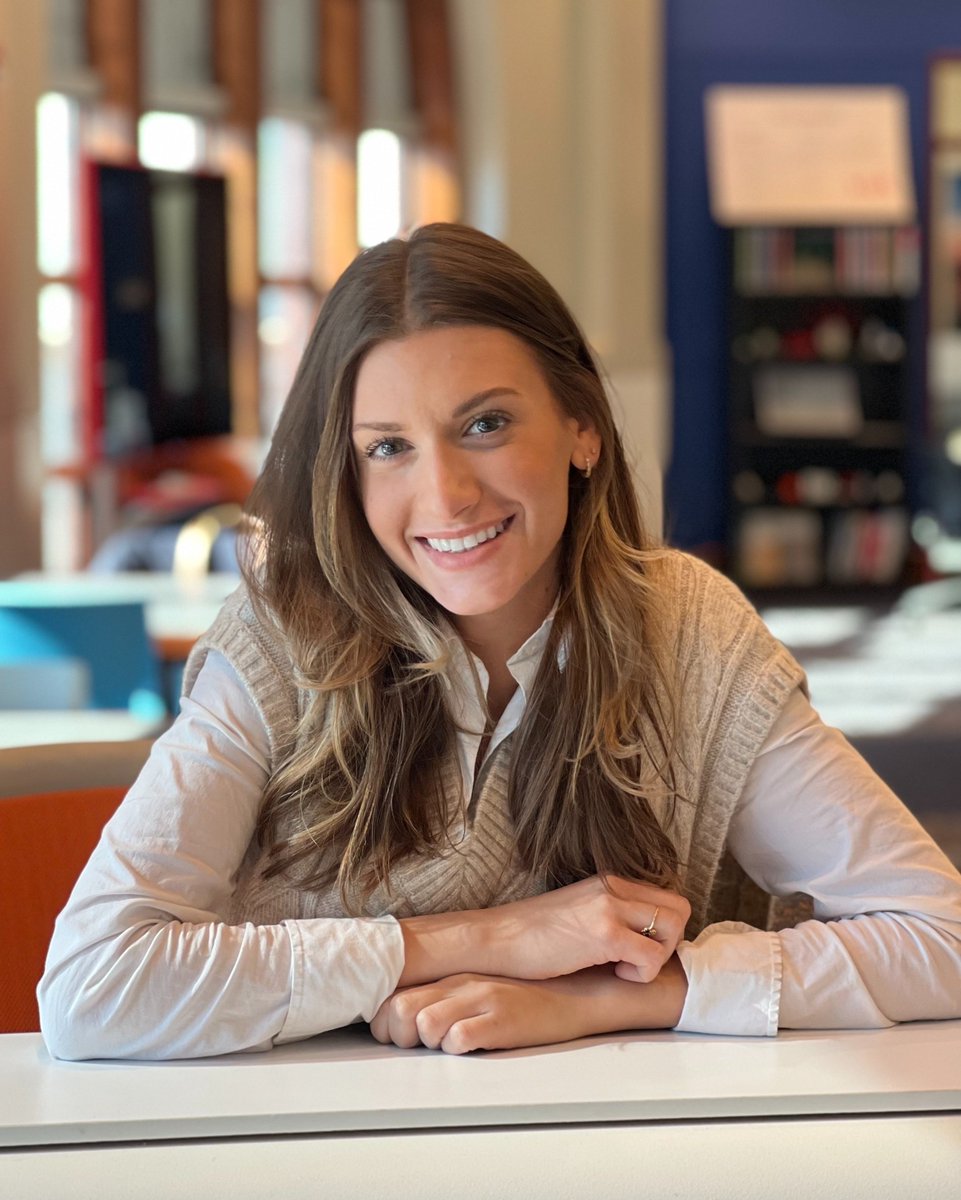 ADPCenter's tweet photo. #HumansofADPCenter
Meet Jelena, our Administrator here at the ADP Center! Jelena is a CMH Counseling Master’s student, and a fact about her is that she loves desserts at any given time or day. She says "the space and everyone who works here are my favorite parts." #ADPCenter https://t.co/d2oymxuE44
