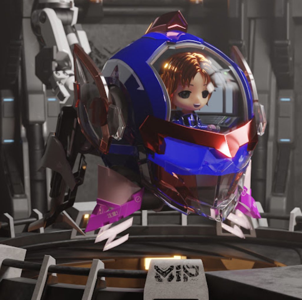 supremeibeast08's tweet photo. @uccicc0196 @MIP_project Why I am BULLISH on MIP, Look at these HEADS! They already look rare AF. The quality is undeniable and I get to customize my own head soon! Added plus Who doesnβt want to drive one of these in the metaverse π #Mipfam #NFT #Mech https://t.co/Uu5T5NaCHl