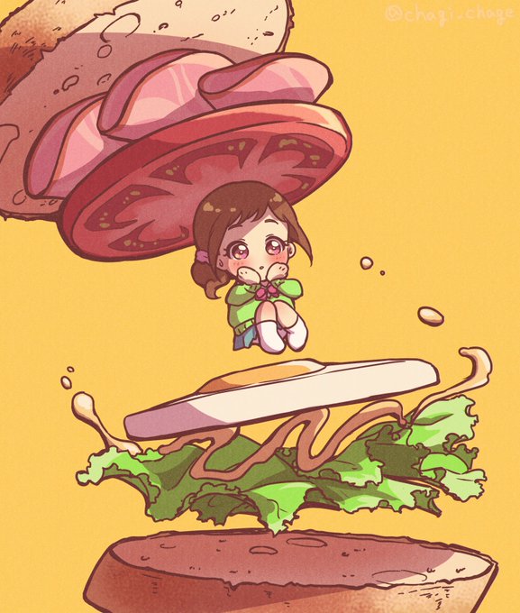 「女の子 サンドイッチ」のTwitter画像/イラスト(新着)｜4ページ目