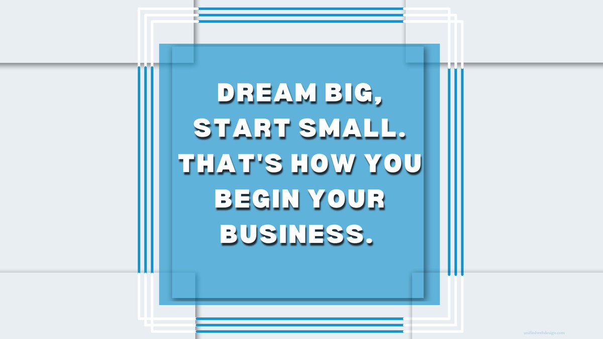 Don't let your business be a dream, make it happen. Start somewhere and with a lot of courage and hard work, you'll eventually get there. Let's slay this Monday! 

#dreambigstartsmall #mondayinspiration #youcandoit #entrepreneurship #goalsetting