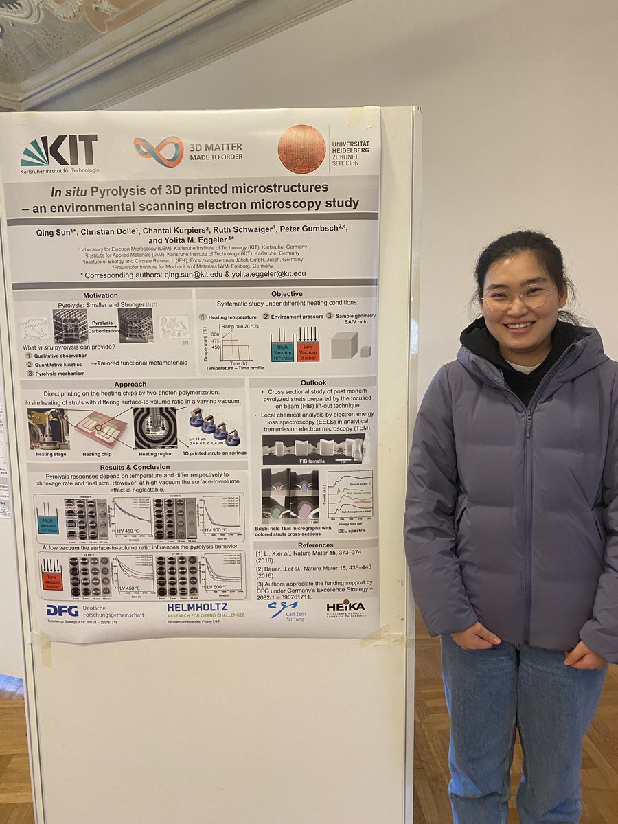 We had a good time at the 3D Micro- and Nano- Manufacturing conference in Schöntal organized by the <a href="/Cluster3DMM2O/">3D Matter Made to Order</a>. Thank you! Proud of my PhD student <a href="/ichbinsunqing/">Qing Sun</a> who presented a beautiful poster 😃👏👏 #proudPI.