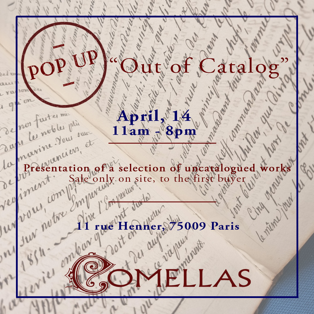 LibrosRarosCom's tweet photo. POP-UP "OUT OF CATALOGUE", April, 14th 2022
We will present a selection of old books and documents that we have not yet cataloged and which will be offered for sale in preview.
SALE ONLY ON SITE TO THE FIRST BUYER.
See you next Thursday, 11 rue Henner in Paris, from 11am to 8pm. https://t.co/f58hmCToQJ