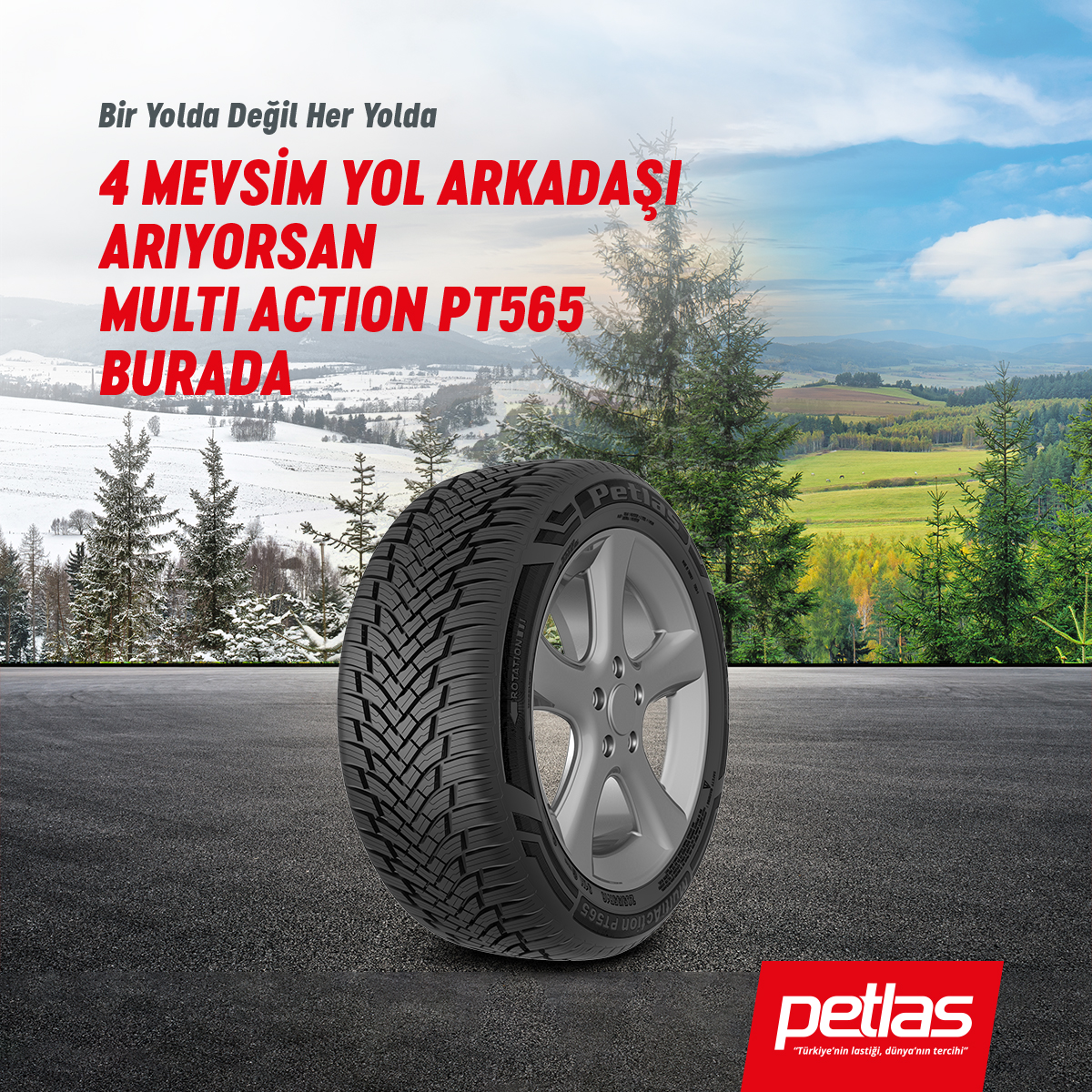 PetlasGlobal's tweet photo. Bir yolda değil, her yolda…
Bazı koşullarda değil, her koşulda…
4 mevsim yol arkadaşı arıyorsan Multi Action burada
#PetlasBurada #MultiAction #PT565 #4Mevsim #allseason https://t.co/1goS1D1249