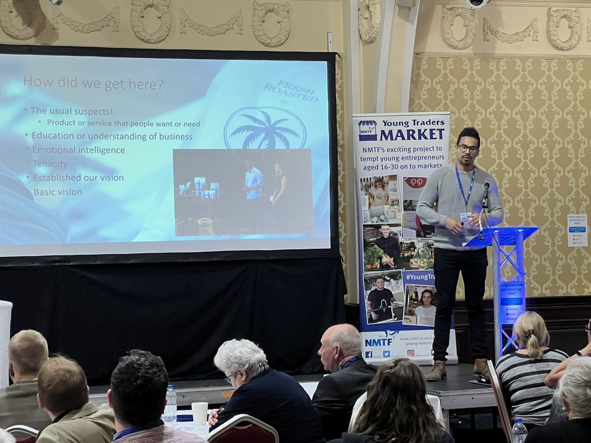 marketsmatter's tweet photo. It’s now time for the Young trader panel and first up is Wilmer from @caribecoffeeco #nmtfconf https://t.co/6iopoQFaUK