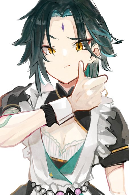 女魈(じょしょう)ガハハ
魈の事男だとわかっていても、顔が女性としてこのみ過ぎるww前々から描きたかったメイド服女装魈君落書き。
#原神 #魈 