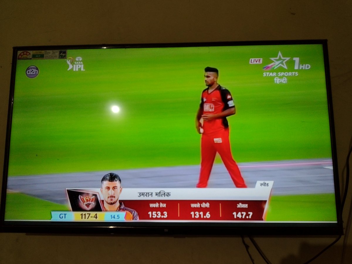 IPL2022Season's tweet photo. WTF 😮 Umran Malik Just Bowled 153 kmph Speed Delevery 😮 🎯⚡🎯⚡🎯

RT And Like Chants 🫂

#SRHvGT #OrangeArmy #ReadyToRise #TATAIPL #GTvsSRH #GujaratTitans #UmranMalik https://t.co/d1Kq5lnSqZ