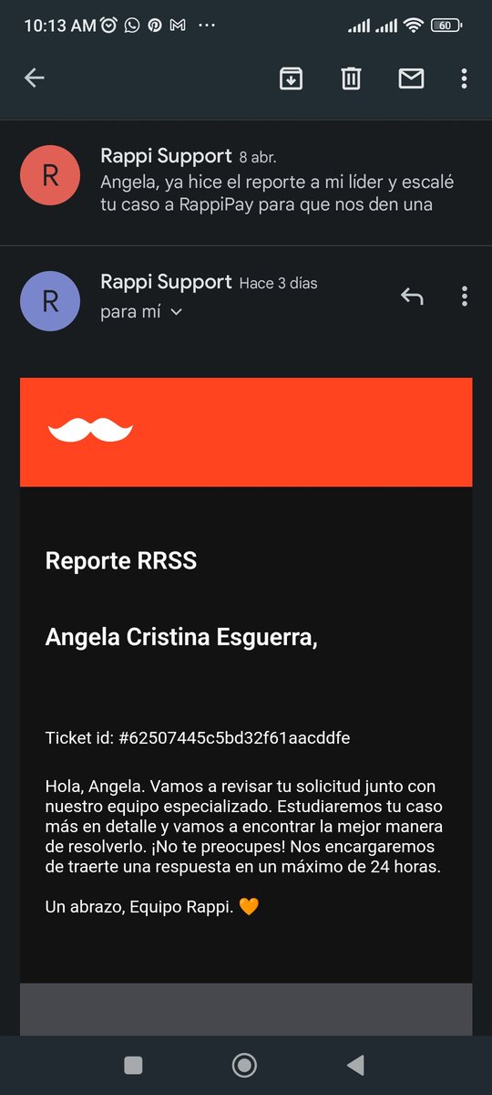 gelitoazul's tweet photo. Bueno es oficial. Llevo 72 horas con el dinero pérdido. Con una multa porque no se pudo pagar lo que tocaba. Y esta gente de @RappiPay @RappiColombia sigue diciendo que debo esperar más y cierran los canales. #rappiladrones devuelvan la plata. @sicsuper https://t.co/N9T1iJIeOD