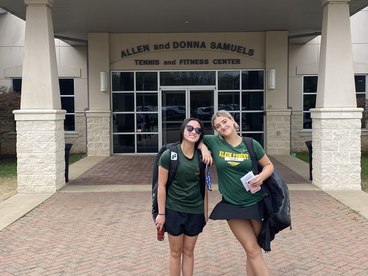 Kf Tennis ready to make some noise in Waco. <a href="/KleinForest/">Klein Forest HS</a> <a href="/AthleticsKF/">KF Athletics</a> #EAGLEUP