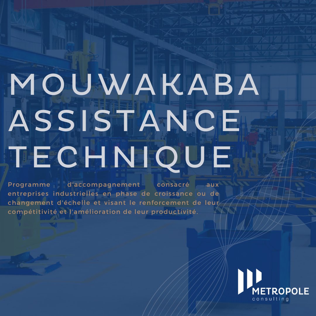 Metropoleco's tweet photo. PROGRAMME MOUWAKABA ASSISTANCE TECHNIQUE

#Consulting #BusinessGrowth #LetsGrowTogether #ClosetogoFar #Leadership #MetropoleConsulting #Strategy #ProjectManagement #Management #Organization #BusinessDevelopment https://t.co/v8EEhuYIHH