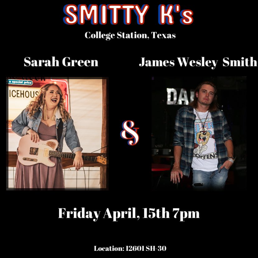 JW_SmithMusic's tweet photo. This Friday with my homie @SarahGreenATG 🤘🏼 https://t.co/SnhJahdSoy