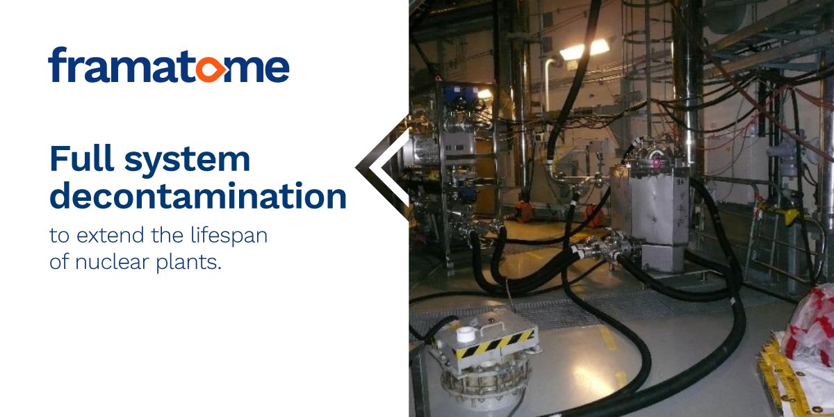 Framatome_CA's tweet photo. #CNA2022 rolls along in #Ottawa, and we’re at Booth 206, talking about how #weCANDUmoretogether using full-system decontamination to extend the lifespan of nuclear plants. #TogetherForNetZero https://t.co/hDzIEoGm3E https://t.co/WPIATmlGKU