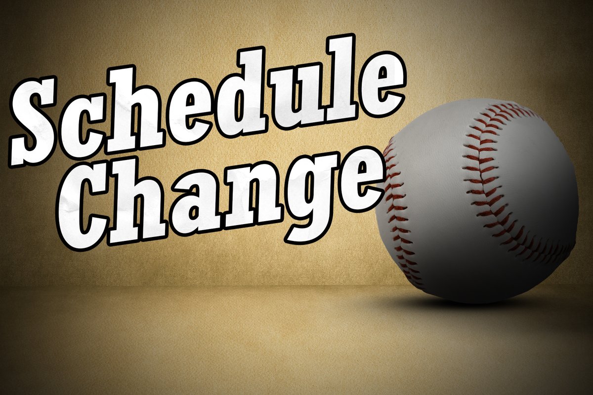 ECCCAthletics's tweet photo. 🚨SCHEDULE CHANGE | Tomorrow's @ECCCBaseball home doubleheader with Co-Lin, and @ECCCSoftball's away doubleheader with Co-Lin will both start at 1 p.m. in an effort to beat the rain! Stream links⤵️

BSB 🎥: https://t.co/SpDntd06Ml
SB 🎥: https://t.co/KDF33DACOr

#WarriorStrong https://t.co/bVsEECBGsv