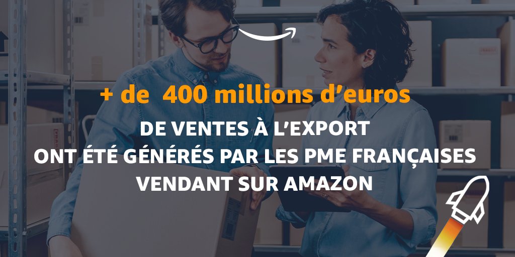 AmazonNewsFR's tweet photo. #IlsOntAccéléré 🚀 65% des 13 000 PME françaises présentes sur Amazon ont vendu leurs produits à des clients du monde entier. Profitez-vous aussi de l'accès à un marché international et accélérez votre développement grâce à la vente en ligne ! RDV ici 👉https://t.co/sZDifVVZbb https://t.co/yOnSMudPaR
