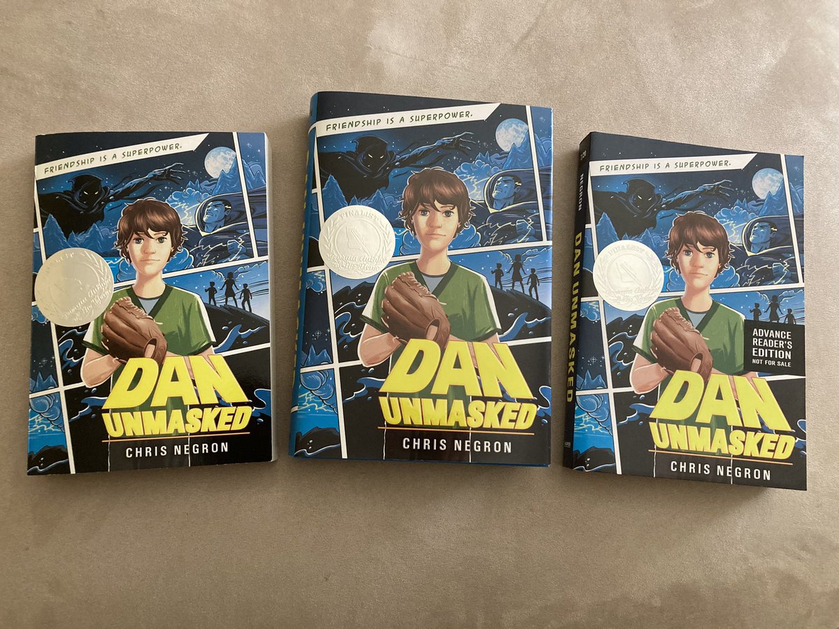 CNegronWrite's tweet photo. ⚾️Opening Week #GIVEAWAY! ⚾️

I have silver stickers for 2021 GA Author of the Year 🤩finalist🤩 DAN UNMASKED! Giving away three signed copies sporting the RARE, embossed msg! 

3 winners: 1 hardcover, 1 paperback and even 1 ARC!

⚾️follow+RT to enter⚾️

⚾️US only, ends 4/18 ⚾️ https://t.co/ltpxIVkjrU