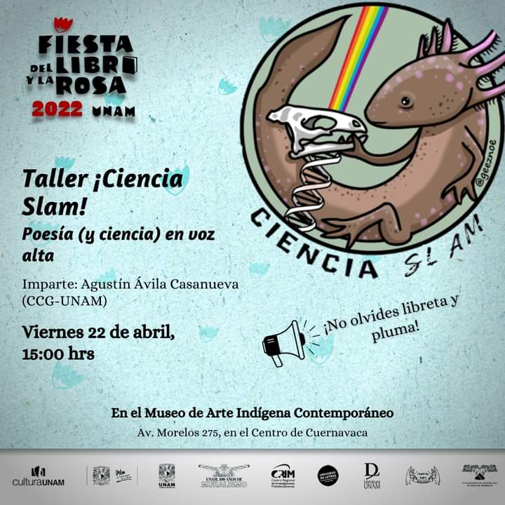 crim_unam's tweet photo. ¡¡¡Fiesta del Libro y la Rosa 2022 UNAM Cuernavaca!!!🎉🌹 Te compartimos los TALLERES que tendremos para ti el viernes 22 y sábado 23 de abril en el @MaicUaem
📢¡ENTRADA LIBRE! Programa👇 https://t.co/oGryS2F7ff
#UNAM #libros #libros📚 #flyr #FIESTA #presencial #Cuernavaca https://t.co/ktKpdryHD9