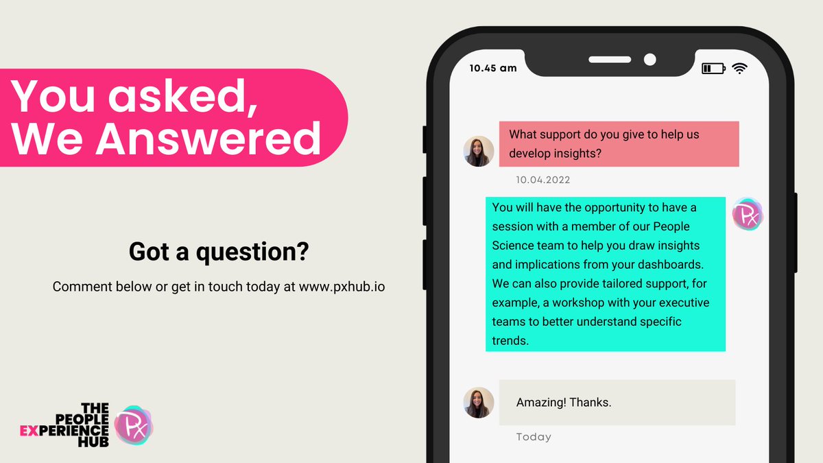 ThePxHub's tweet photo. Fancy an insight into our platform? Book a demo here - https://t.co/Nifc5pPhoM 

#employeeinsight #peopleexperience #hrcommunity #qanda #developinsights https://t.co/NKa6hK26Dq
