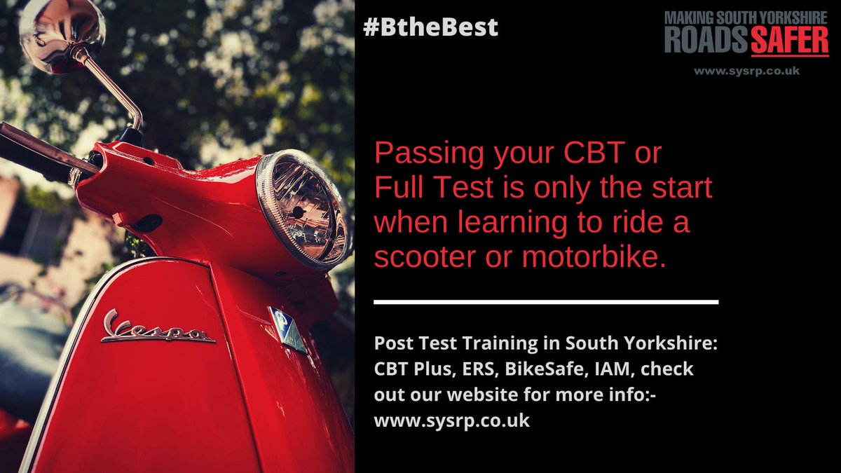 SYSaferRoads's tweet photo. #BtheBest - Any post test training will make you a better rider. Don't just ride, be the best you can be. π΅πππ https://t.co/ROzYkww6xP