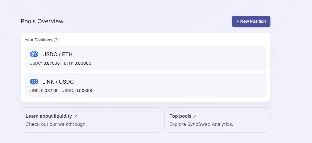 arakidc17's tweet photo. @syncswap Amazing Platform, love it! 
SyncSwap for the future!
You should definitely try it out!
#zkSync #Layer2 https://t.co/j6zFl8Pq4t