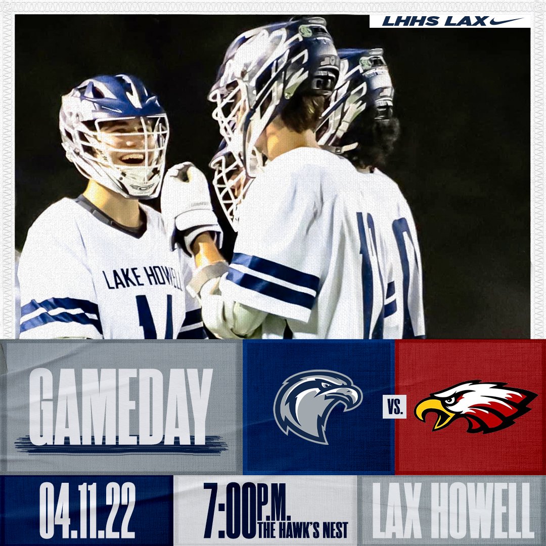 LHHS_Athletics's tweet photo. District Quarterfinal! Boys Lacrosse hosts Edgewater in our only home event today. #Lampedup #Laxhowell #Blueprintforsuccess #Hawkstrong https://t.co/ku0yR2QN1O