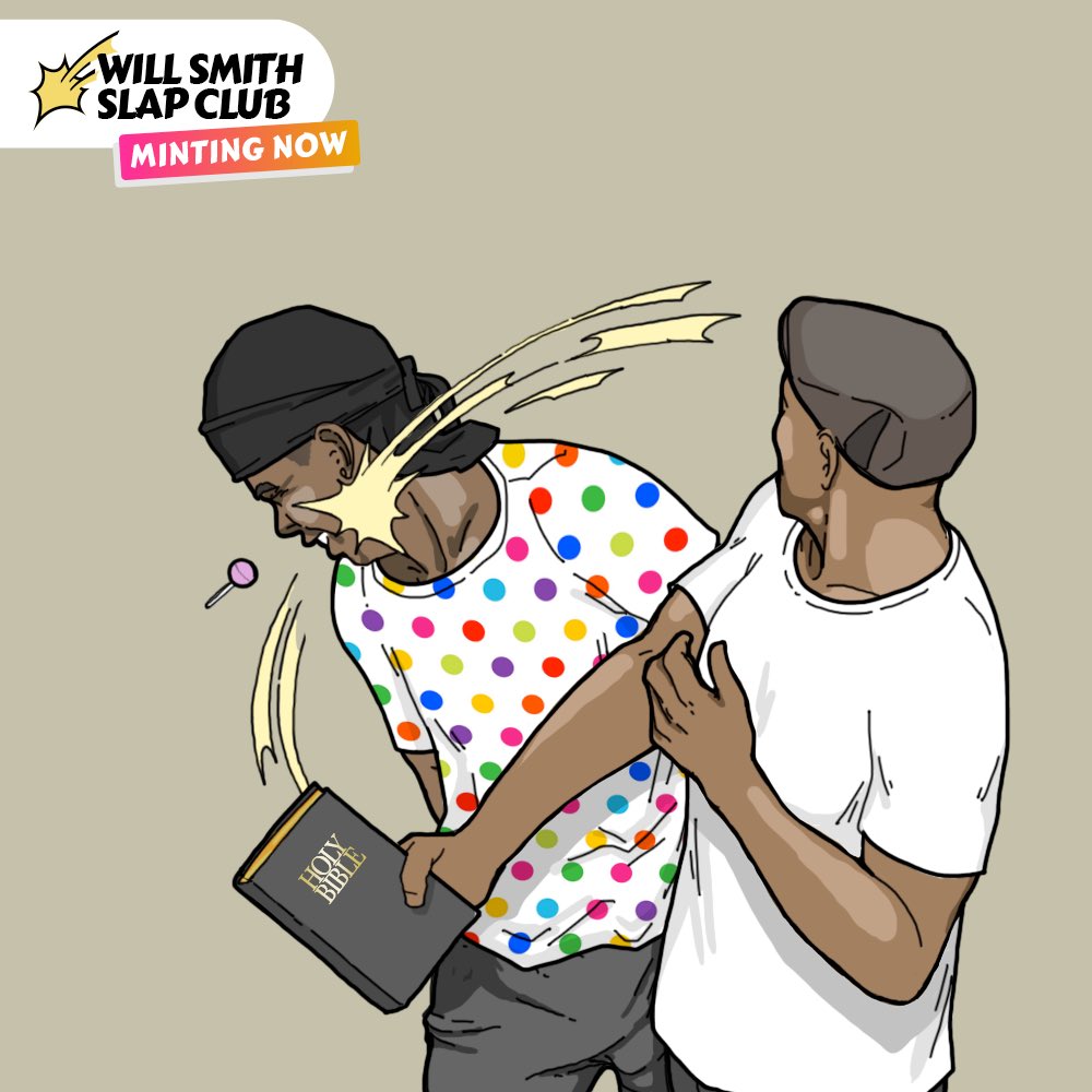 WillSmithSC's tweet photo. @NFTshills https://t.co/mQQVS64cRw
Snag a Will Smith Slap 😂 https://t.co/lA0YgAb2C0