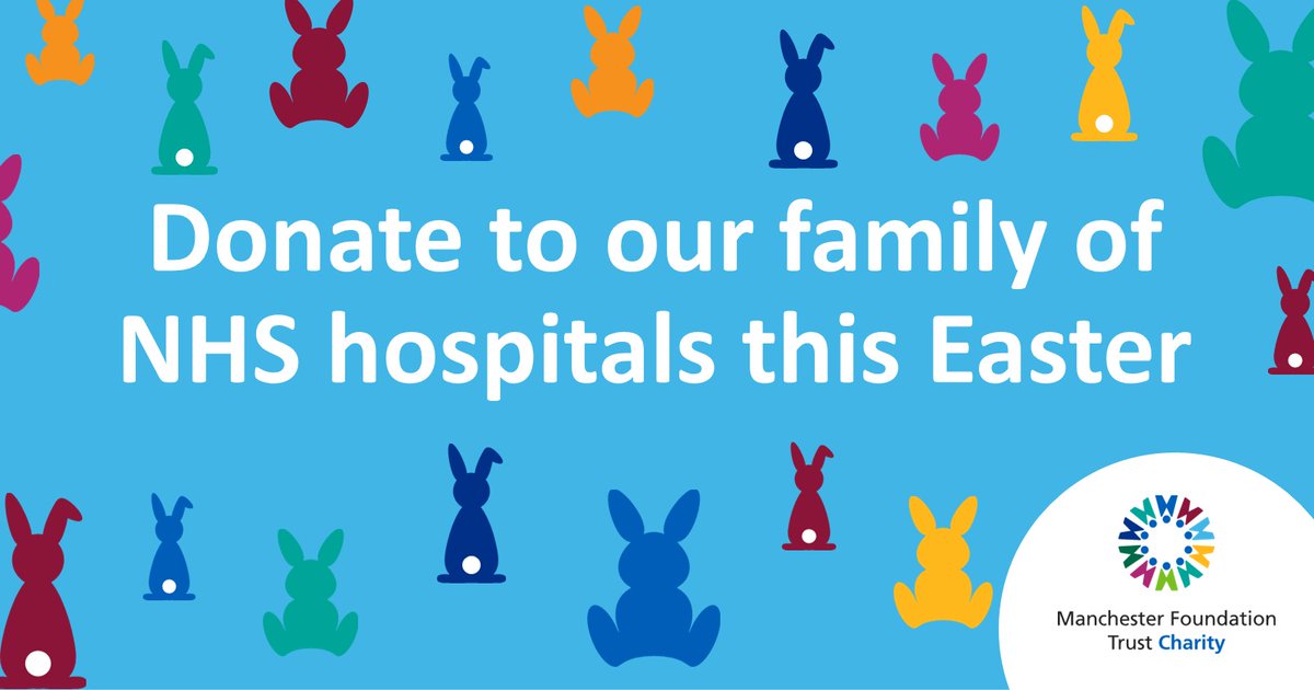 We know that each year some of our amazing supporters like to bring in Easter eggs to our young patients. However, these are not suitable for all patients.

Making a donation ensures that you will be supporting our patients this Easter and all year round.

visufund.com/mft-easter