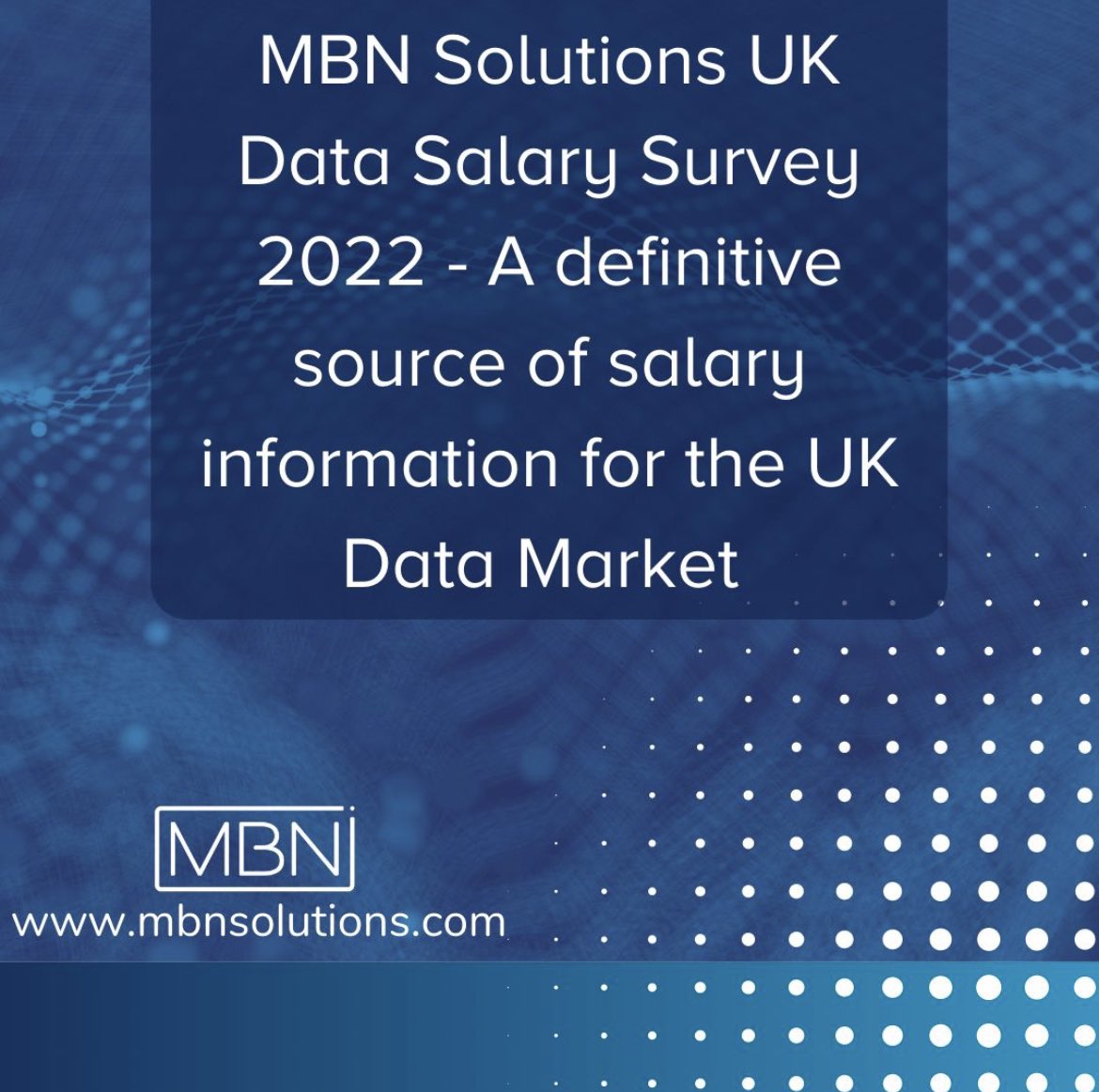 michaelyoungMBN's tweet photo. We are delighted to launch the MBN Solutions Data Salary Survey 2022.

This survey is a definitive source of salary information for the UK Data Market.

Download here - https://t.co/68ji8dQl2D

#datarecruitment #salaries #rewardpackages #analytics #datascience #dataengineering https://t.co/46WdYYwEYx