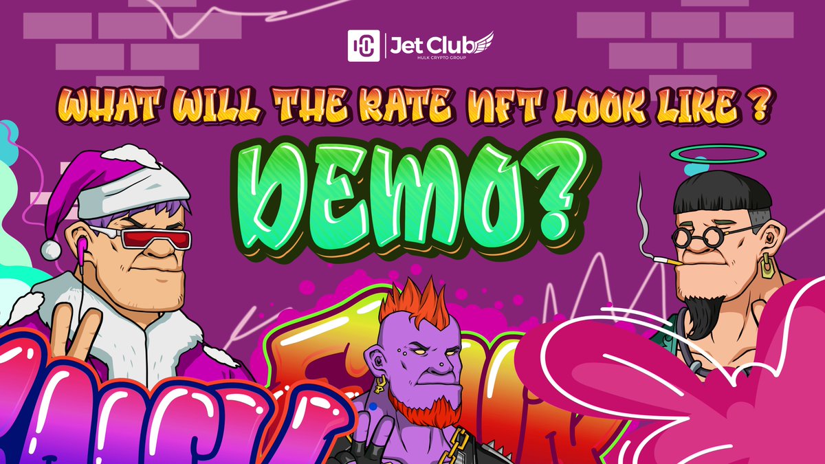 JetClub_NFT's tweet photo. 💯 Jet Club Hulk NFTs collection are divided into 3 rarity based on their accessories and background.

🔥 About Rare NFT, contains 1,000 unique NFTs with 4 accessories and a separate background!

💪 Keep watching us. Our next appearance will be a BOOM!!!! 💣 https://t.co/Pzp0dYpaad