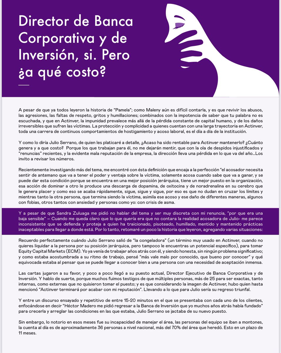 8mactinver's tweet photo. “El costo de pasar encima de todos”
Historia de @maleny_herrera1 https://t.co/x3Ydu3Glam