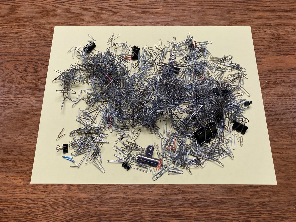 BereaArchives's tweet image. Hundreds of rusty paperclips dated c1980s-c1990s removed. Preventative actions can only result in a #ConservationWin . #Archive30