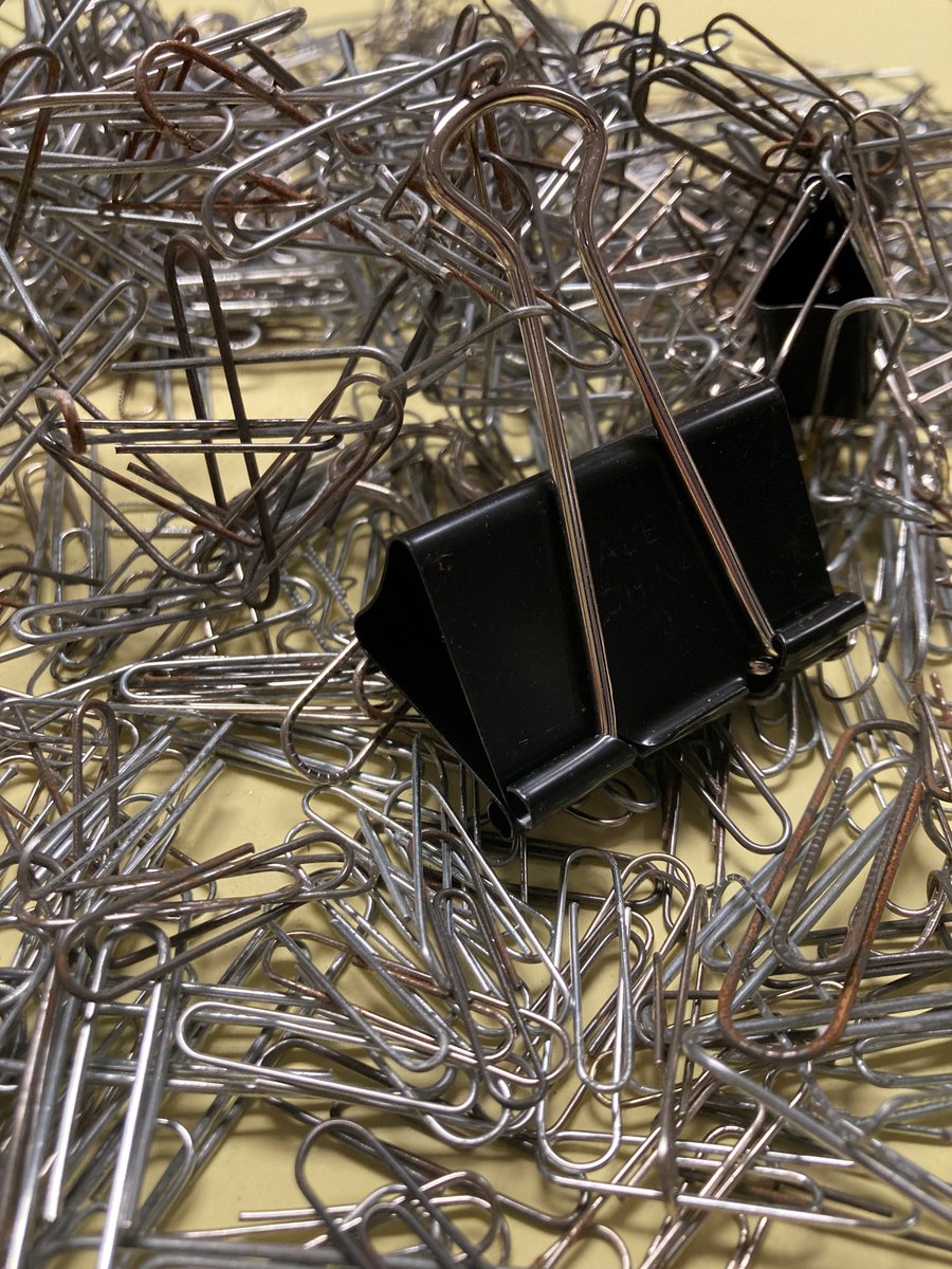 BereaArchives's tweet image. Hundreds of rusty paperclips dated c1980s-c1990s removed. Preventative actions can only result in a #ConservationWin . #Archive30