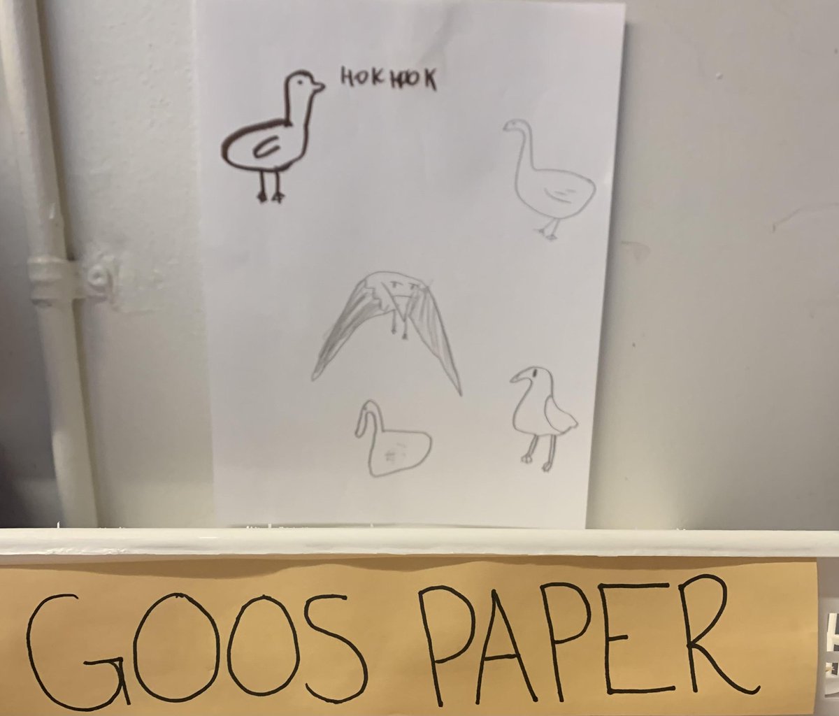KWSS_TDSB's tweet photo. According to Environment Canada, only 25% of the 6 million tonnes of paper used each year are recycled! Using G.O.O.S (Good On One Side) paper helps reduce the amount of paper we use, and lessens our ecological footprint 
#GOOSPaperDay22 
@EcoSchoolsCAN https://t.co/f2Y2XeIH3L