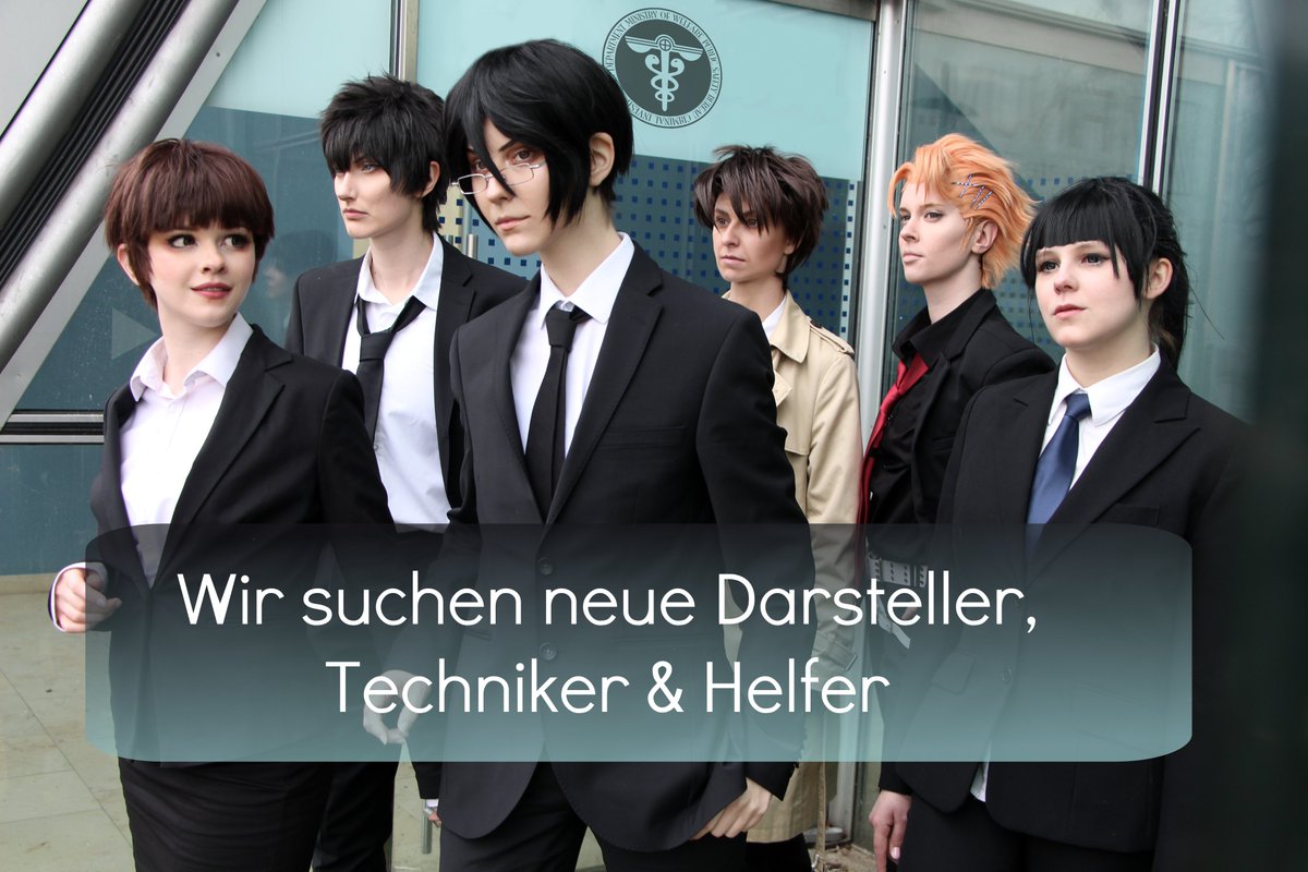 Wir suchen neue Darsteller/innen, Techniker/innen &amp; Helfer/innen für unser nächstes Stück (Psycho Pass)❕👀

▶️Bei Interesse Melde dich gerne hier mit einer Direktnachricht und wir geben dir alle weiteren Details zu unserer nächsten Probe👌
(die Proben finden in Hannover statt)