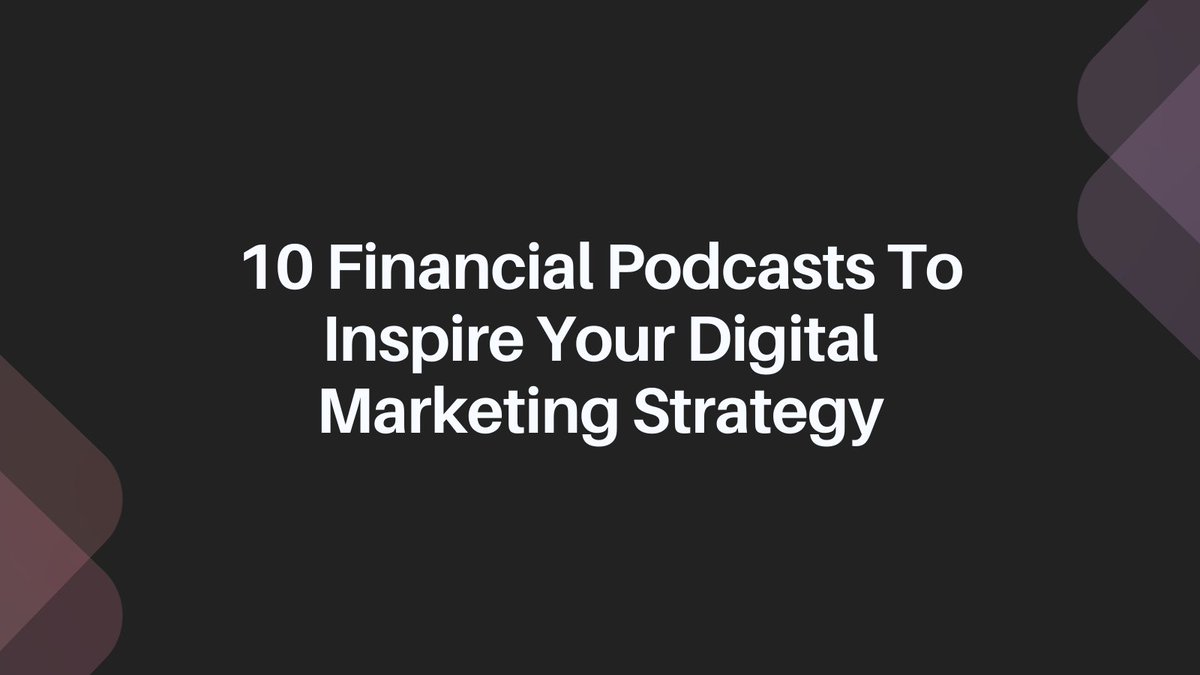 MindtapDigital's tweet image. Financial podcasts are quickly becoming the ideal choice for consumers who want to understand complex information. But choosing the right one can be overwhelming. Luckily, we’ve gathered up our ten favorite finance podcasts for a little inspiration bit.ly/3NXHwxq